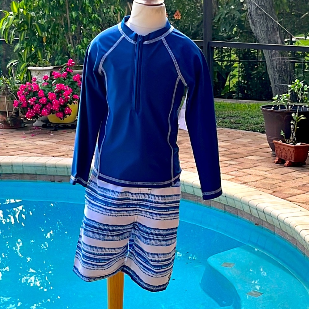 Boy’s Cabana Life Rash Guard Set